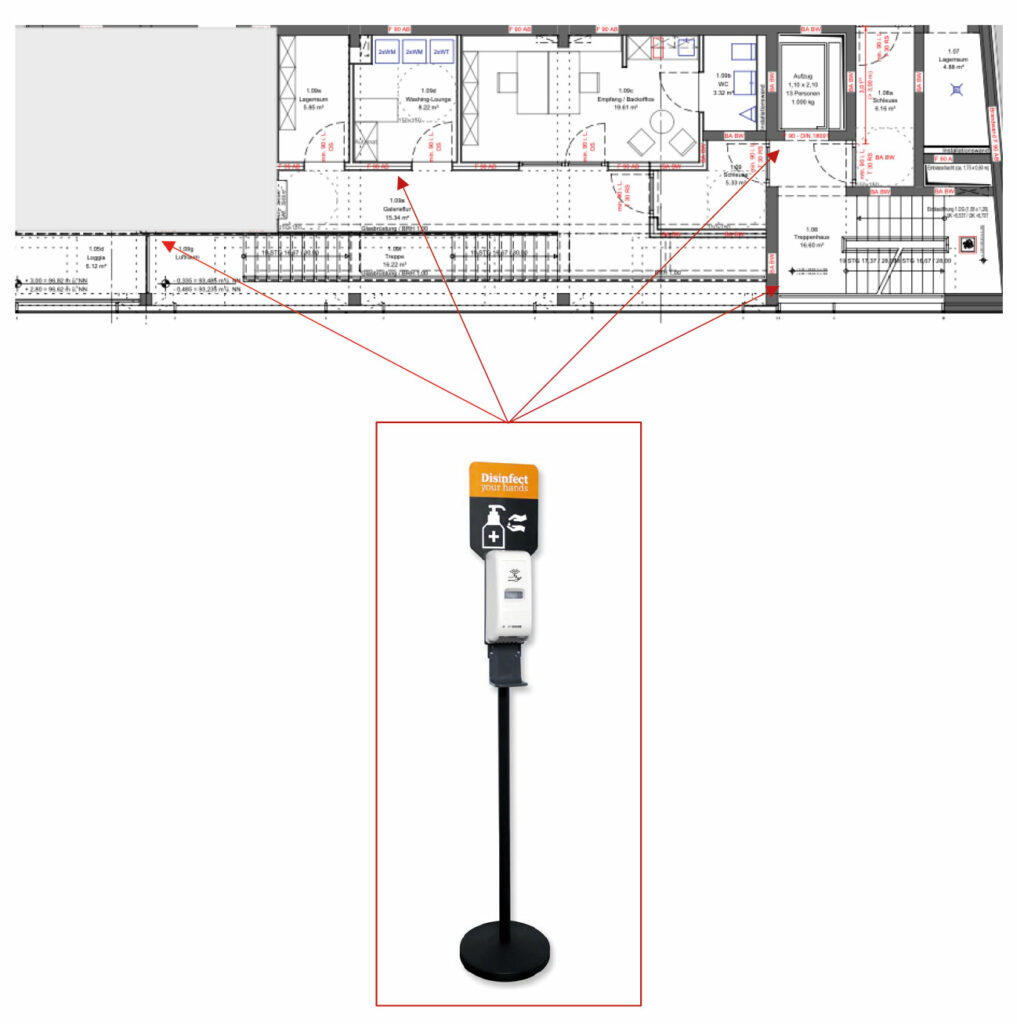 Photo disinfection dispenser